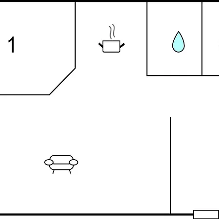 شقة In With Kitchen